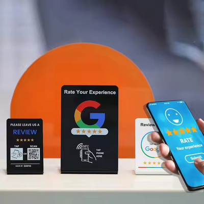 ซื้อ การพิมพ์ออฟเซ็ต NFC Review Cards สําหรับ Google Facebook Instagram สังคมสื่อ online manufacture