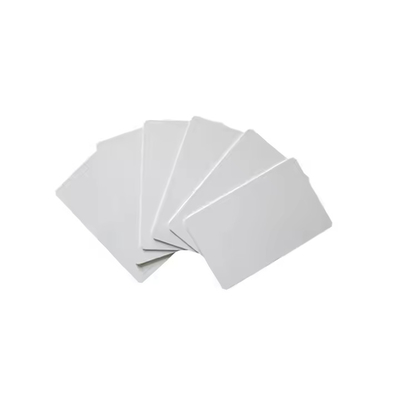 ซื้อ 13.56Mhz 85.5*54mm สามารถพิมพ์ได้ บัตร RFID พลาสติก สีขาว ขาด online manufacture