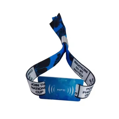 ซื้อ ปรับ NFC Custom Wristband เนื้อผ้า เนื้อ RFID Smart Wristband สําหรับกิจกรรม online manufacture