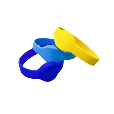 HF 13.56 Mhz Rfid แขนข้อมือ NFC Event แขนข้อมือ โลโก้ที่กําหนดเอง