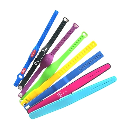 สาย RFID ซิลิคอน สําหรับงานปาร์ตี้ Custom 13.56mhz สาย RFID Mifare