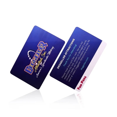13.56mhz พิมพ์พีวีซี HF RFID Card สี่เหลี่ยม กระจ่างกระจ่าง กระจ่าง