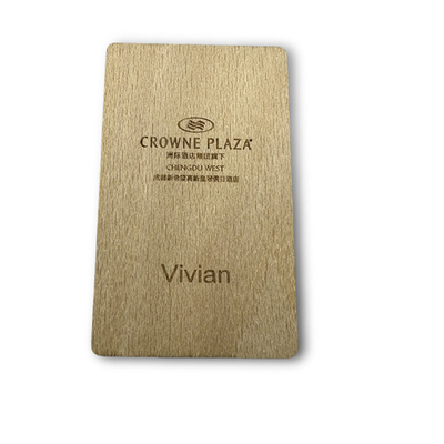 คอมพอสเตอบอล ไม้ Custom NFC Business Card กันน้ํา ทนทานสูง