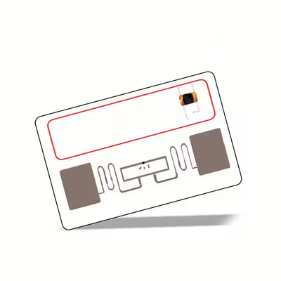 UHF HF คาร์ด RFID ความถี่คู่ โปรโตคอล ISO14443A+1800-6C รวมกัน 13.56MHz/125Khz