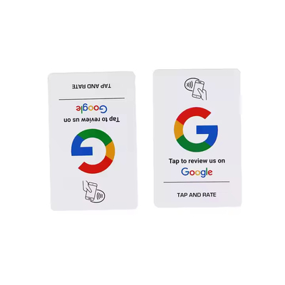 โปรต็อกอล ISO 14443A NFC การ์ดรีวิว Google สามารถเขียนโปรแกรมได้ NTAG 215 NTAG 216