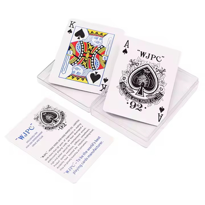 การ์ดความปลอดภัย RFID ที่สามารถปรับแต่งได้ การ์ด RFID โป๊กเกอร์ที่มีชิปสมาร์ท