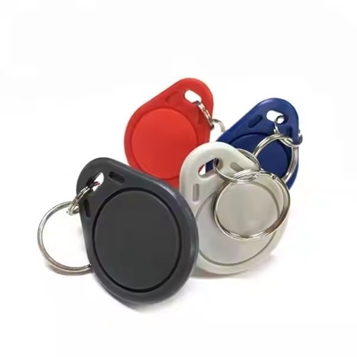 สมาธิ Keychain ABS พลาสติก NFC Keyboobs RFID แท็กกุญแจสําหรับการเข้าประตู