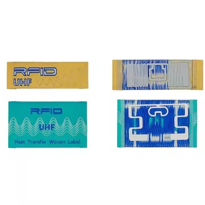 NFC Passive Clothing Tags RFID สายสัญลักษณ์ที่ผสมผสานสําหรับโลจิสติกส์สินค้า
