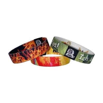 พอลิเอสเตอร์ยืดหยุ่น RFID สามารถใช้ได้ใหม่ สร้อยข้อมือ สร้อยข้อมือ NFC สปอร์ต